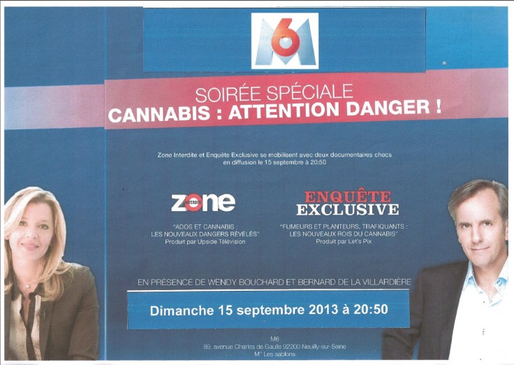 M6 Zone interdite Reportage CANNABIS_EDVO